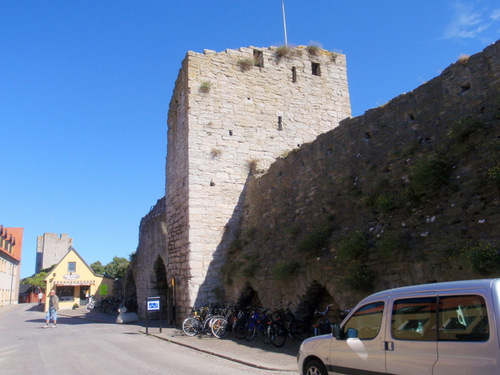 Visby city wall/fortress.